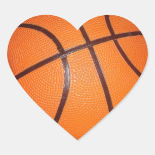 Basketball Hart Sticker