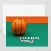 Basketball Hartelijk dank Bedankkaart (Voorkant / Achterkant)