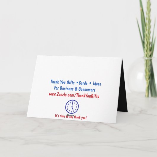 Basketball Hartelijk dank Bedankkaart (Achterkant)