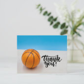 Basketball Hartelijk dank Briefkaart (Staand voorkant)