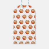 Basketball Hartelijk dank Label Birthday Baby show Cadeaulabel (Achterkant)