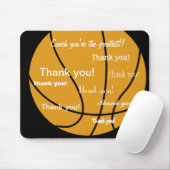 Basketball Hartelijk dank Muismat (Met muis)