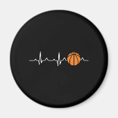 Basketball-hartslag Magneet (Voorkant)