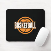 Basketball-hartslag Muismat (Met muis)