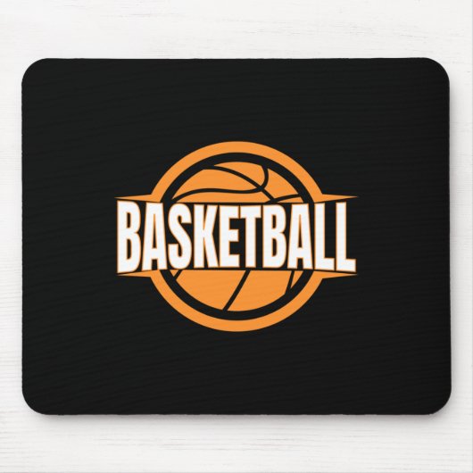 Basketball-hartslag Muismat (Voorkant)