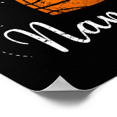 Basketball Heart Basketball Nana Poster (Hoek)