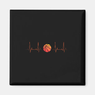 Basketball Heartbeat Coach Player Sports Athlete Magneet