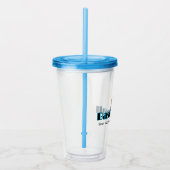 Basketball het spel dat de acryltumbler in de war acryl drinkbeker (Rechts)