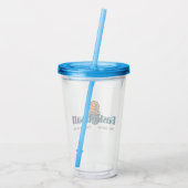 Basketball het spel dat de acryltumbler in de war acryl drinkbeker (Achterkant)