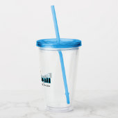 Basketball het spel dat de acryltumbler in de war acryl drinkbeker (Links)