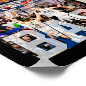 Basketball High School Senior Night Photo Collage Poster (Hoek)