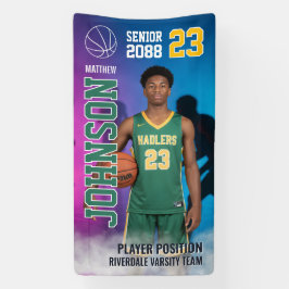 Basketball High School Senior Night Sports Display Spandoek
