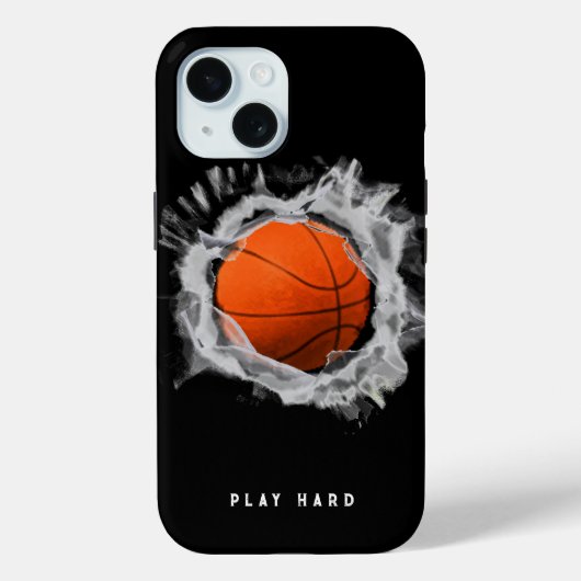 Basketball Hoesje-Mate iPhone Case (Achterkant)