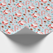 Basketball Holiday Gift Cadeaupapier (Hoek)