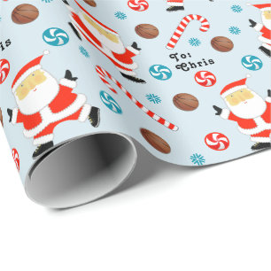 Basketball Holiday Gift Wrapping Paper Cadeaupapier