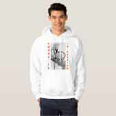 Basketball hoody with front and back quote (Voorkant volledig)