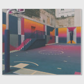 Basketball Hoop Cadeaupapier (Vlak)