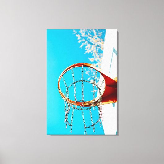 Basketball Hoop Canvas Afdruk (Voorkant)