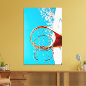 Basketball Hoop Canvas Afdruk (Insitu (Woonkamer))