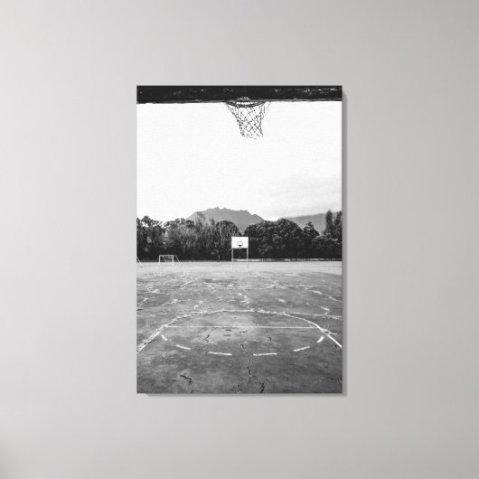 Basketball Hoop Canvas Afdruk (Voorkant)