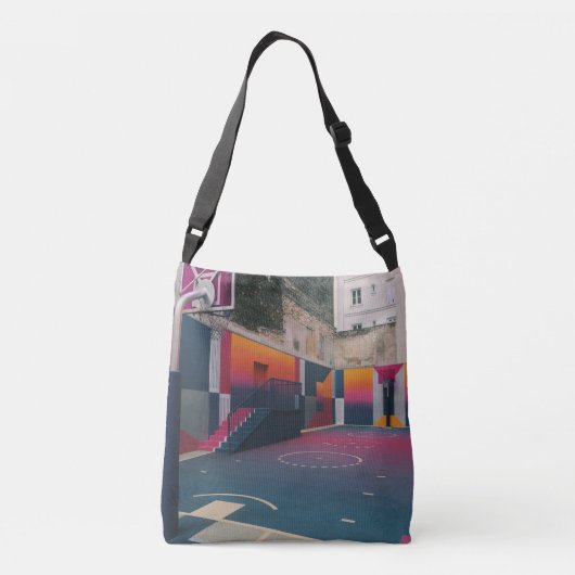 Basketball Hoop Crossbody Tas (Achterkant)