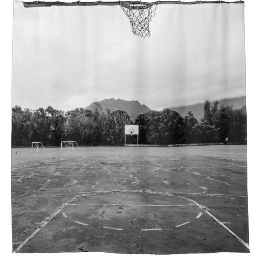 Basketball Hoop Douchegordijn (Voorkant)