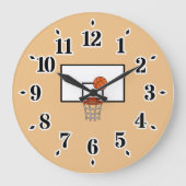 Basketball Hoop Grote Klok (Voorkant)