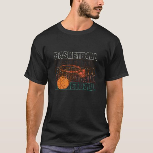 Basketball Hoop Hoops Coach Team Basketball Player T-shirt (Voorkant)
