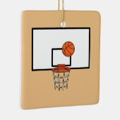 Basketball Hoop Keramisch Ornament (Rechts)