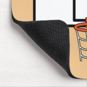 Basketball Hoop Muismat (Hoek)