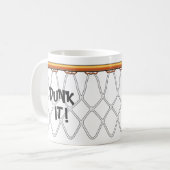 Basketball Hoop Net_black overzicht_Dunk het! Koffiemok (Voorkant links)