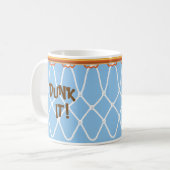 Basketball Hoop Net_Dunk it!_blue_springstart Koffiemok (Voorkant links)