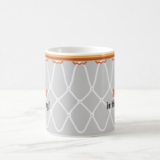 Basketball Hoop Net_I Love Dunkin'_grijs Koffiemok (Center)