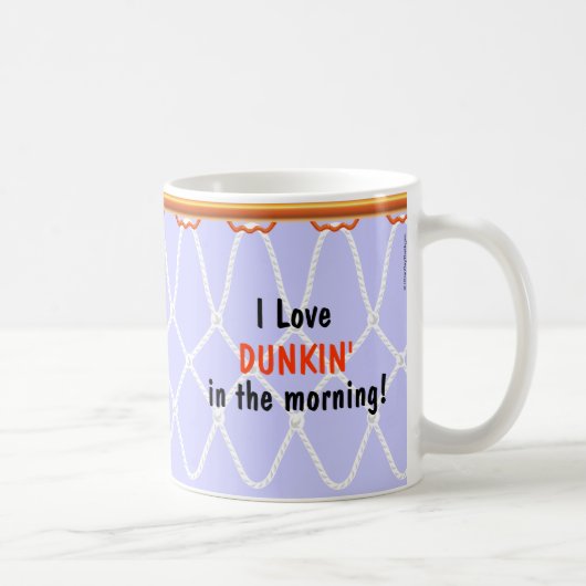 Basketball Hoop Net_I Love Dunkin'_lavender Koffiemok (Rechts)