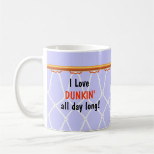 Basketball Hoop Net_I Love Dunkin'_lavender Koffiemok