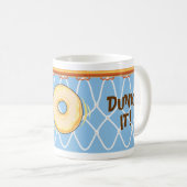Basketball Hoop Net_on blue_Donut Dunk it! Koffiemok (Voorkant rechts)
