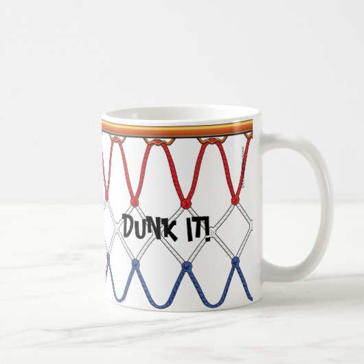 Basketball Hoop Net_red white blue_Dunk It Koffiemok (Rechts)