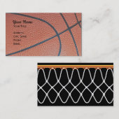 Basketball Hoop Net_texture_hoop net op zwart Visitekaartje (Voorkant / Achterkant)