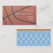 Basketball Hoop Net_texture look_hoop net op blauw Visitekaartje (Voorkant / Achterkant)