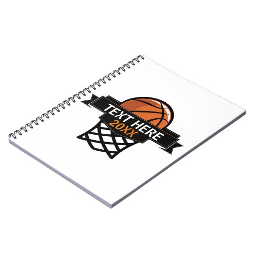 Basketball Hoop Notitieboek (Linkerzijde)