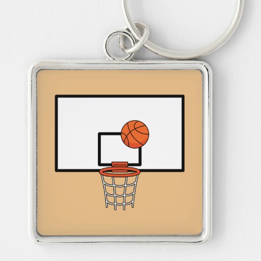 Basketball Hoop Sleutelhanger (Voorkant)