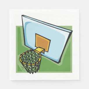 Basketball Hoop Sport Napkins Servet