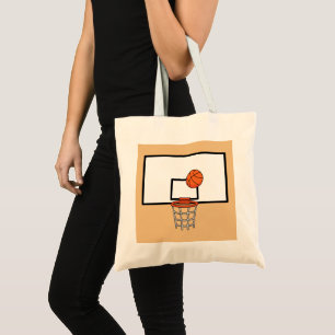 Basketball Hoop Tote Bag