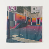 Basketball Hoop Wandkleed (Voorkant)