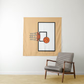 Basketball Hoop Wandkleed (In Situ (horizontaal))