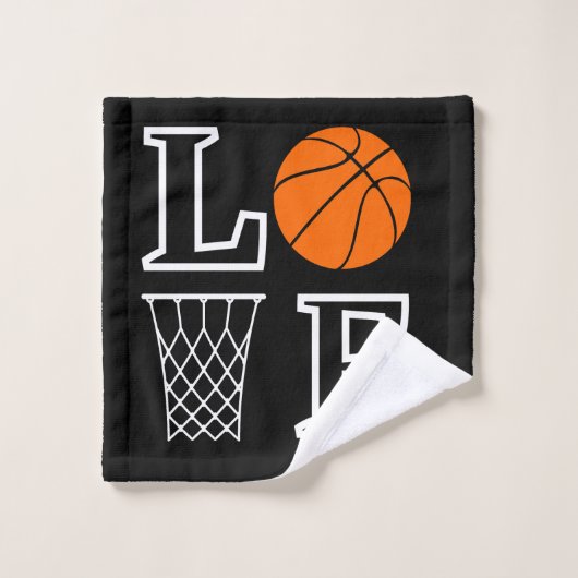 Basketball Hoops, Basketball Player Gift Bad Handdoek (Wasdoekje)
