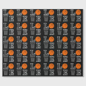 Basketball Hoops, Basketball Player Gift Cadeaupapier (Vlak)