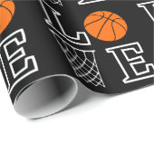 Basketball Hoops, Basketball Player Gift Cadeaupapier (Rol Hoek)