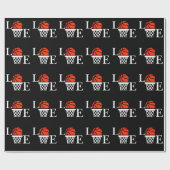 Basketball Hoops, Basketball Player Gift Cadeaupapier (Vlak)