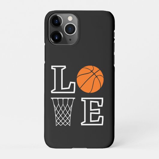Basketball Hoops, Basketball Player Gift iPhone Hoesje (Achterkant)